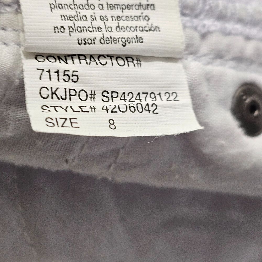 Calvin Klein Jeans Women's Size 8 Light Gray Skinny Crop Mid Rise Stretch Pocket - Picture 10 of 15